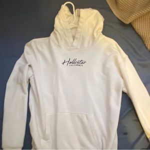 White Hollister Hoodie